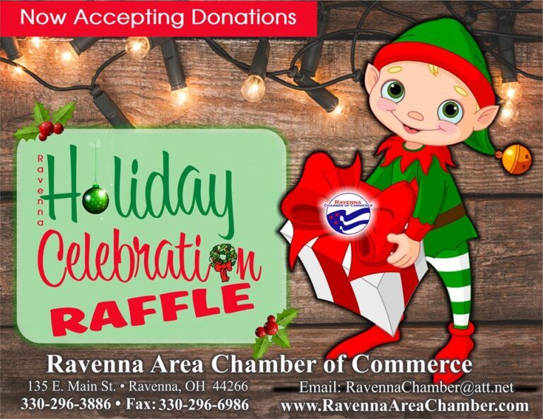 5th Annual HOLIDAY RAFFLE Tickets Sold Here Ravenna Chamber Of 5th annual holiday raffle tickets sold here ravenna chamber of